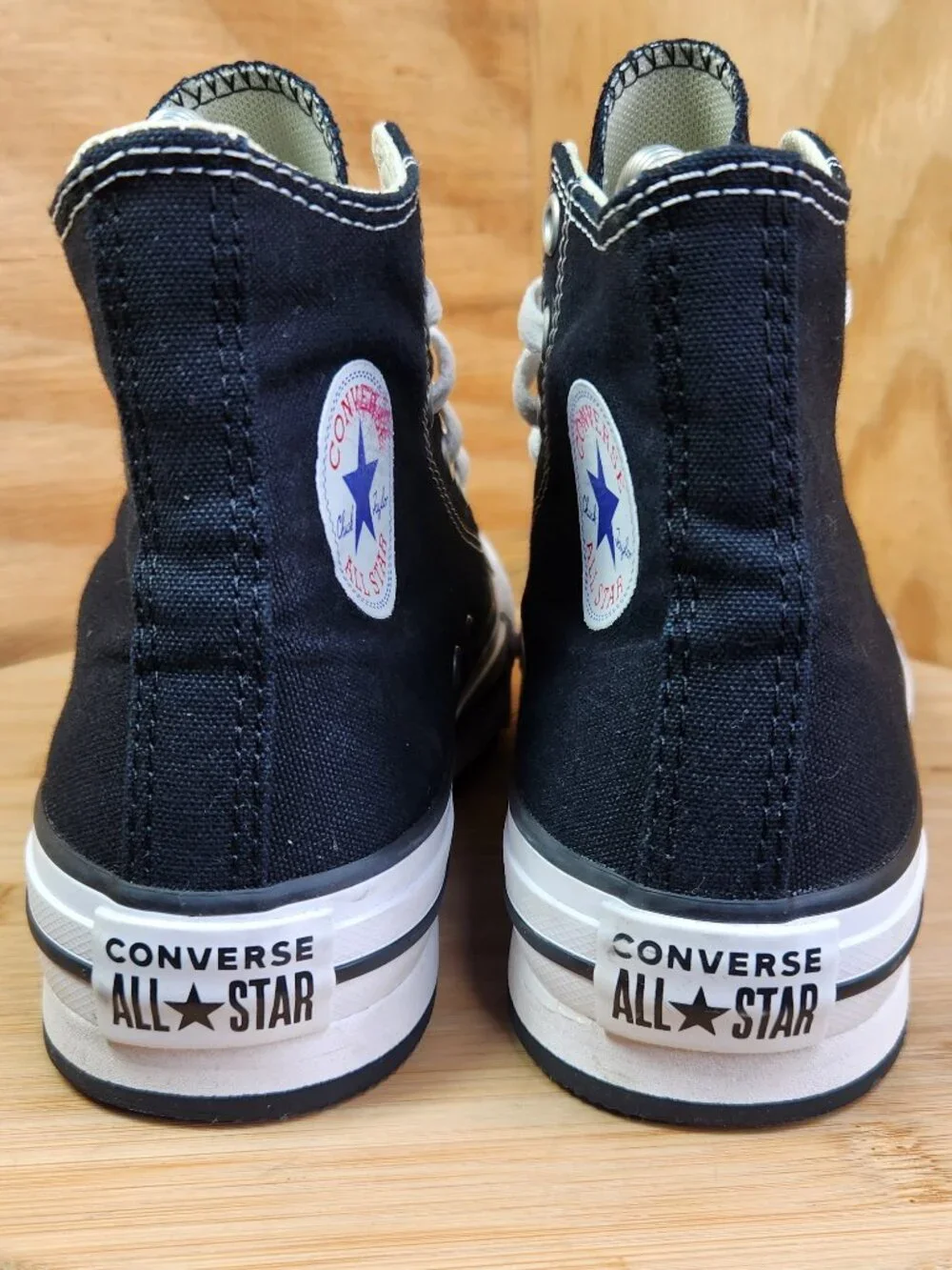 Converse Chuck Taylor All Star Lift Platform Canvas Sneakers Girls Kids Size 3.5